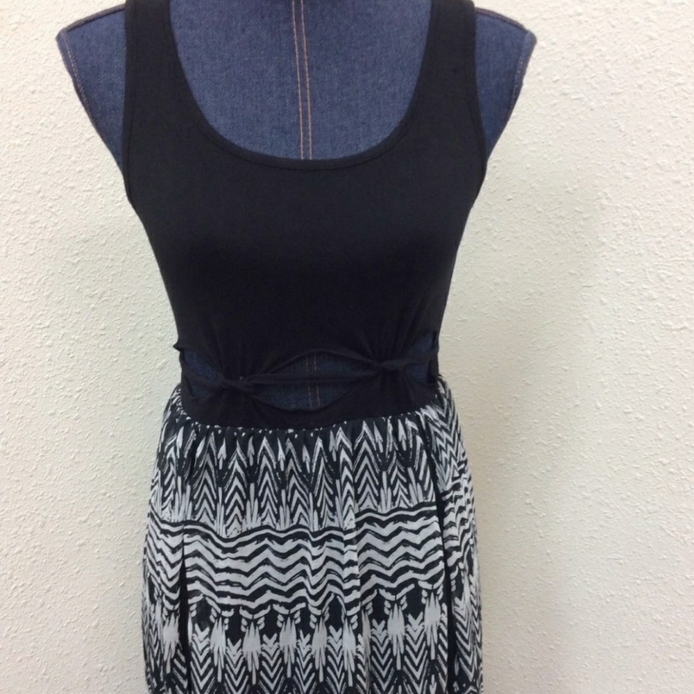 Black and white dress